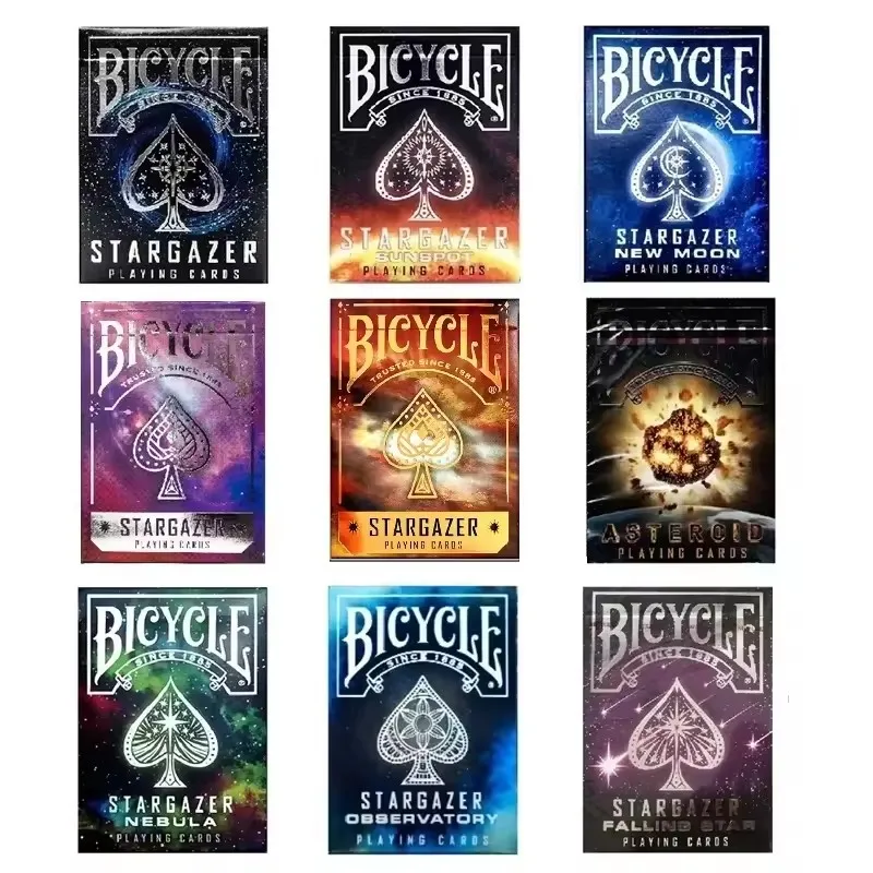Baraja de cartas de Stargazer para bicicleta, juegos de cartas de tamaño de póker, trucos de magia, mazos de mago, accesorios mágicos de ilusión