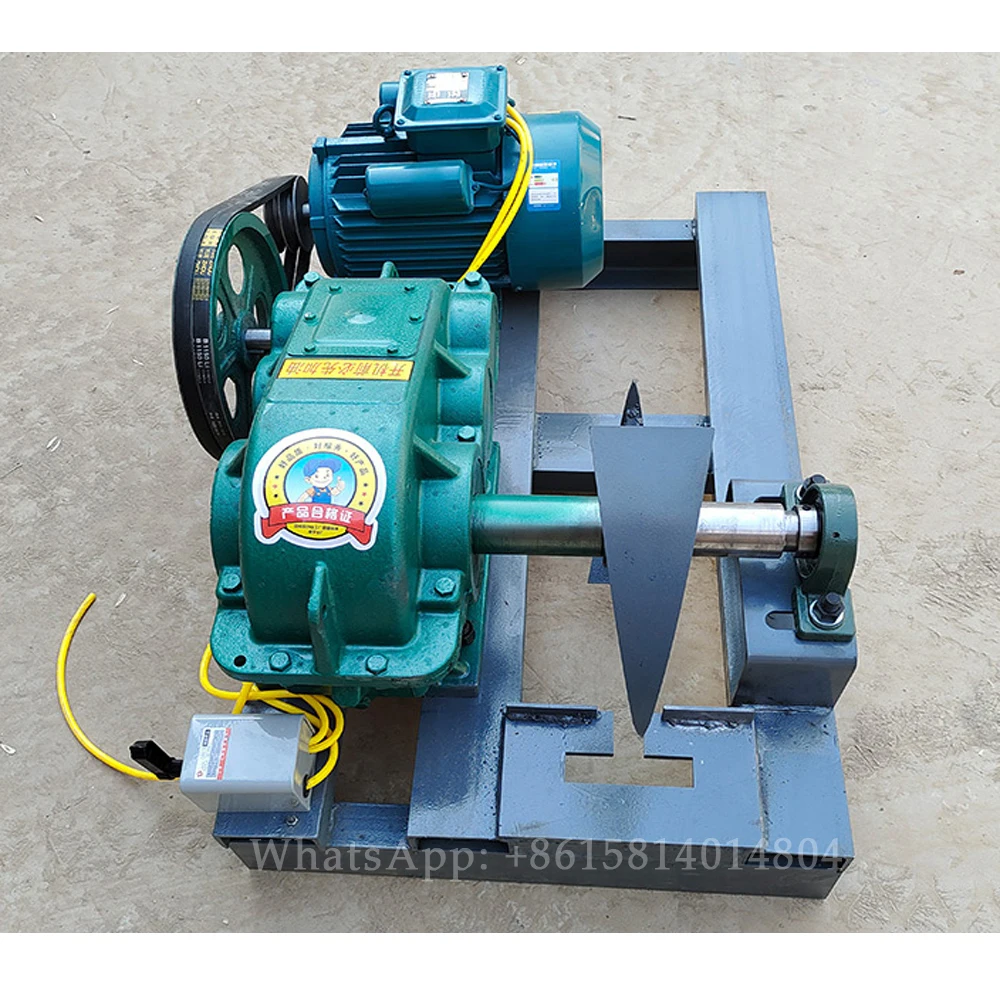 Fully automatic wood chopping artifact small rural household electric wood breaking equipment cutter head Log Splitters