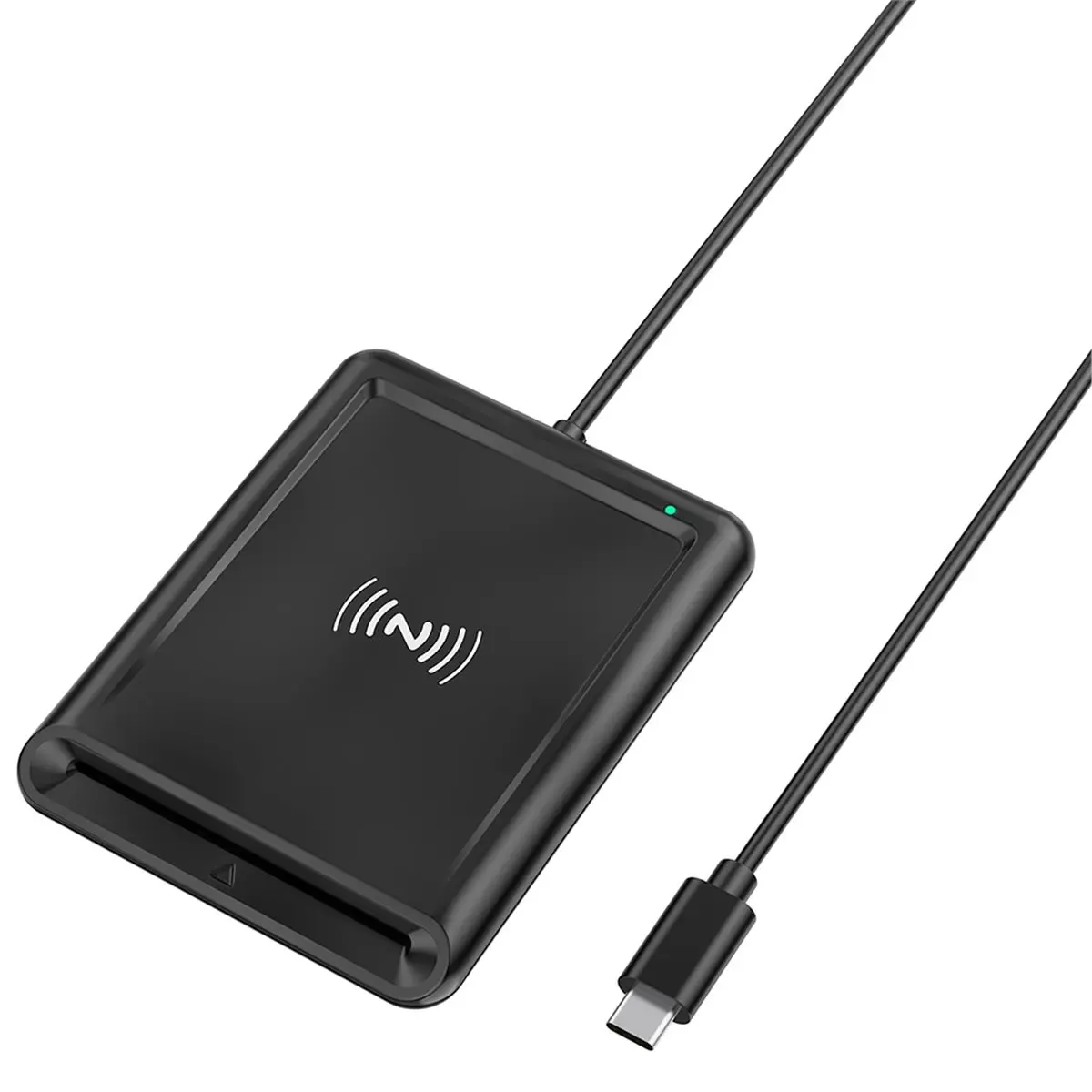 Reader Type-C 2-in-1 Multi IC ID Smart Card Reader for Secure Authentication