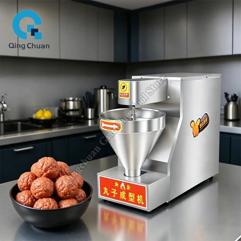 Automatic Meatball Forming Machine For Pork Beef Fish And Vegetable Balls Commercial Ball Machine Radish Ball Making Processor