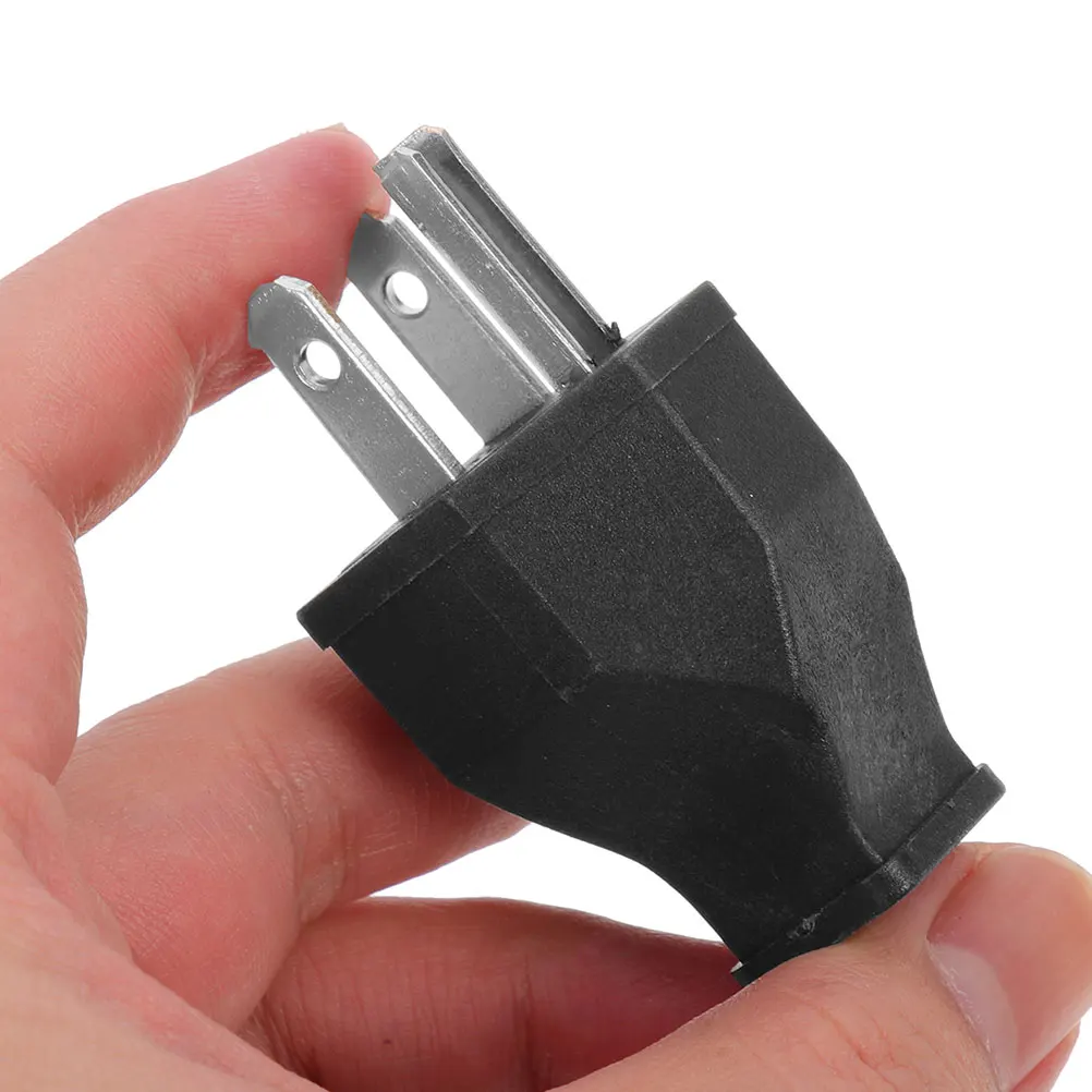 

3 Pcs Plug 15A 125V Copper ABS Electric Plugs Extension Cord Ends Grounding Plug Replacement for Household