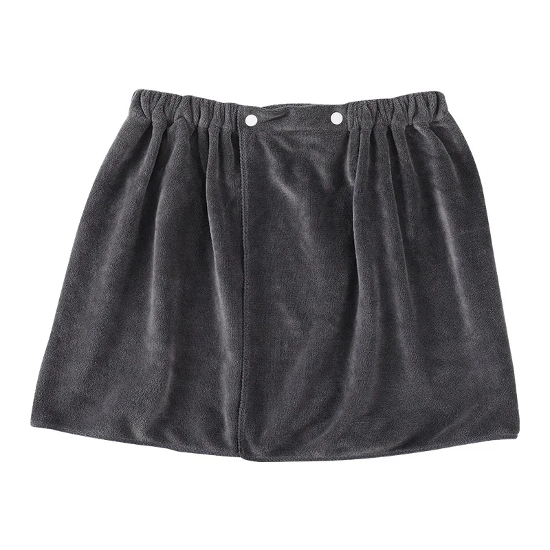 Wearable Towel For Men Household Super Absorbent Microfiber Pajamas Men Nightwear Short Towel Pants Side Split Pants