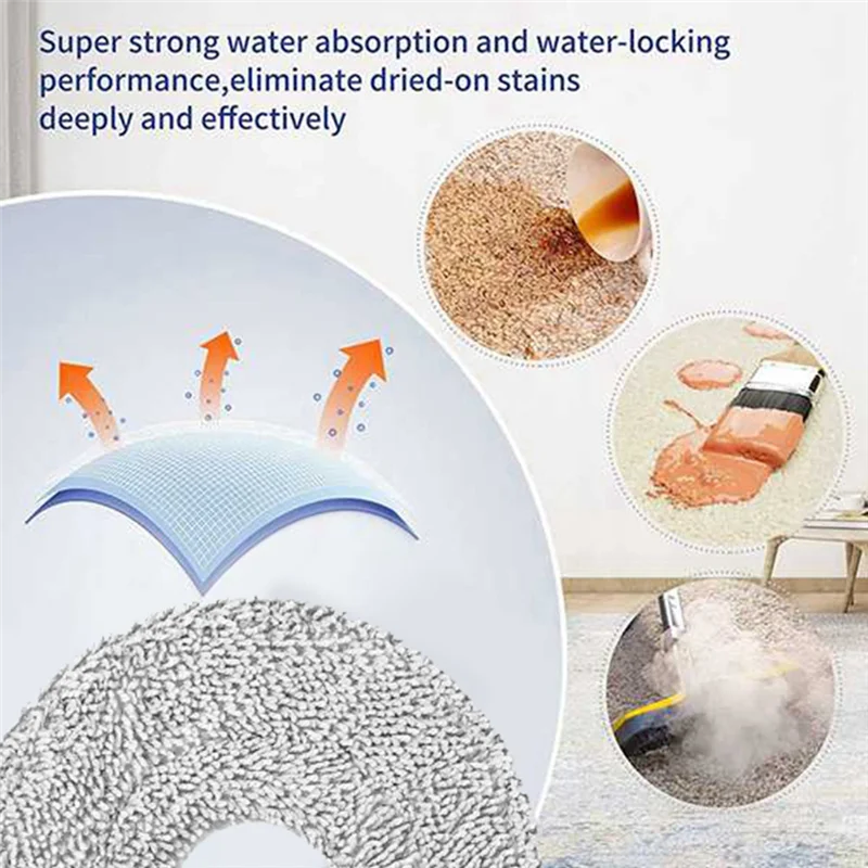 

ABVT-For Dreame X40 Ultra / X50 Ultra /L10s Pro Ultra Heat / L20 Ultra Cleaning Rag Robot Vacuum Cleaner Parts Replacement