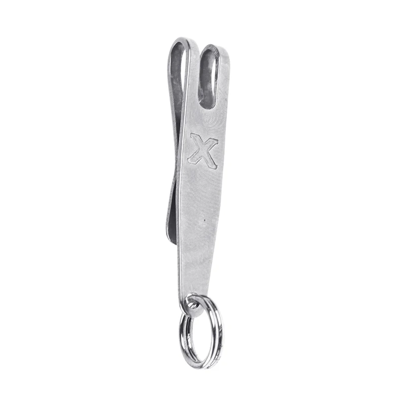 

EDC Bag Suspension Clip with Key Ring Carabiner 301 Stainless Steel Outdoor Quicklink Tool Pocket Camping Key Ring