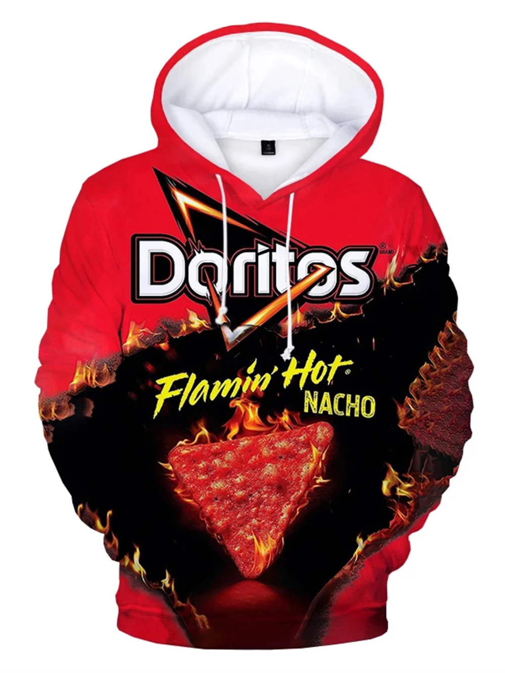 

New Fashion Noodles Potato Chips Men Clothes 3D Food Print Harajuku Streetwear Hoodie Sweatshirts Unisex Autumn Casual Hoodies