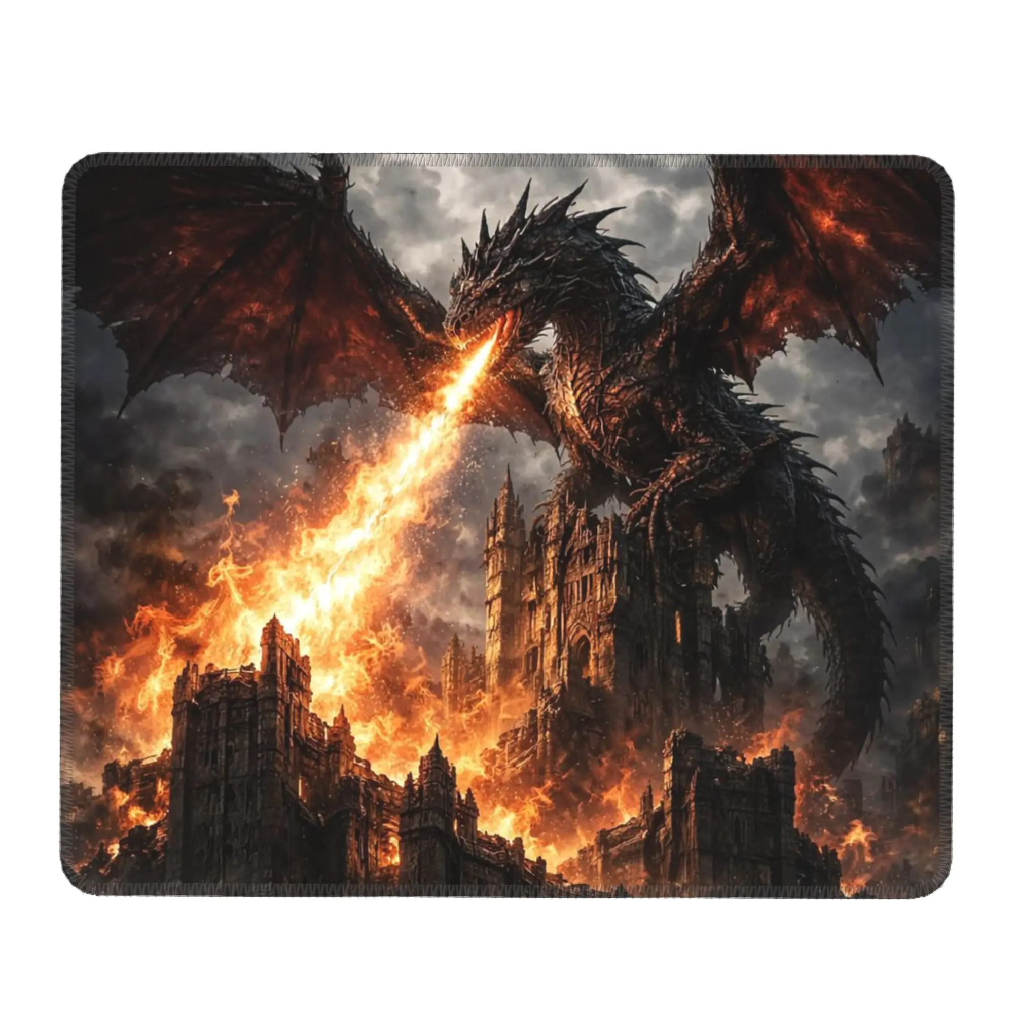 Demonic Giant Flying Dragon Mouse Pad Computer Keyboard Mouse Mat Gamer PC Laptop Desk Mat Office Accessories Table Mats