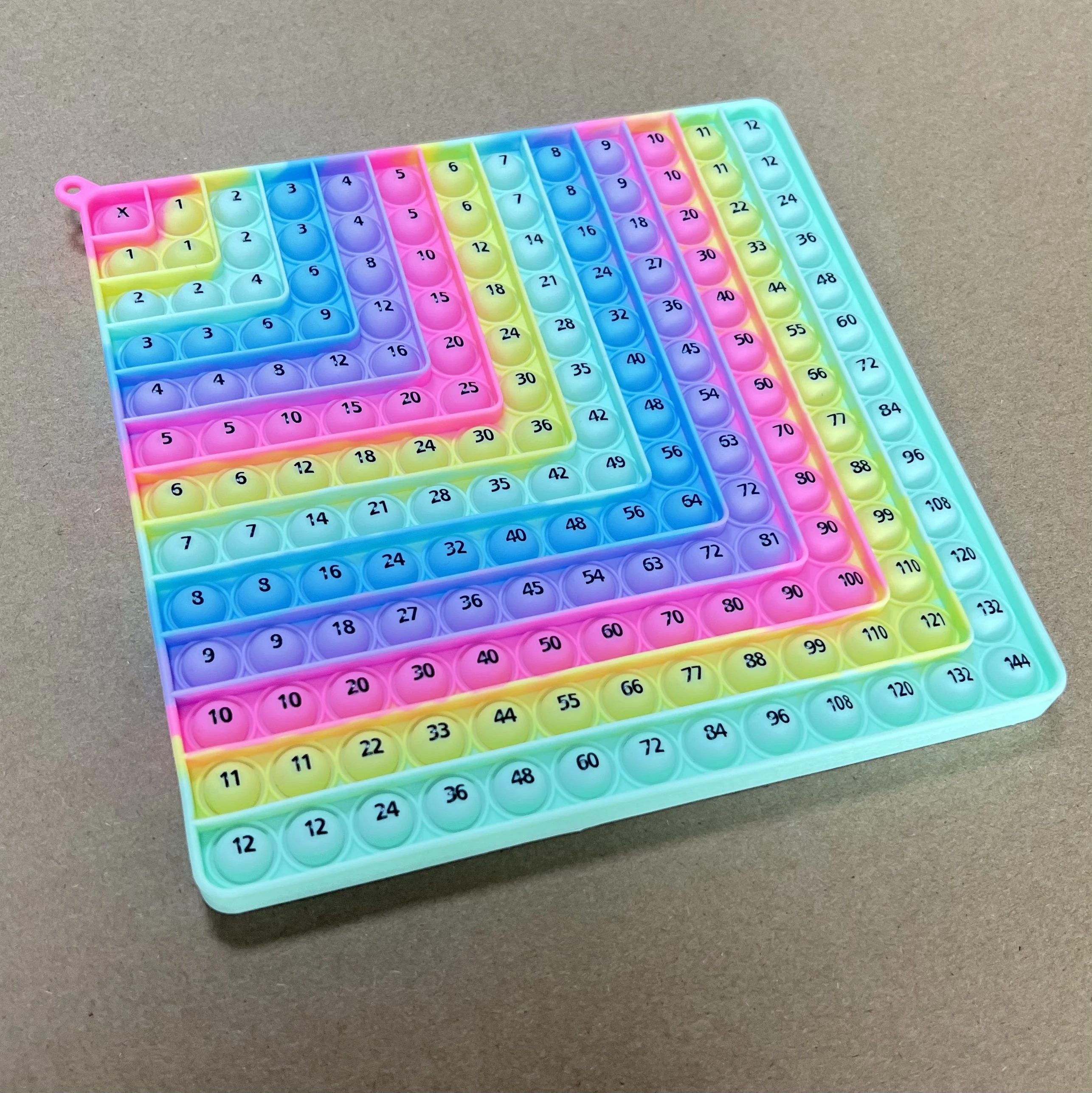 1-12 brinquedos de aprendizagem de matemática, adição de multiplicação, gráfico de tempos de matemática, jogos de tabuleiro de bolhas, presentes para crianças de classe