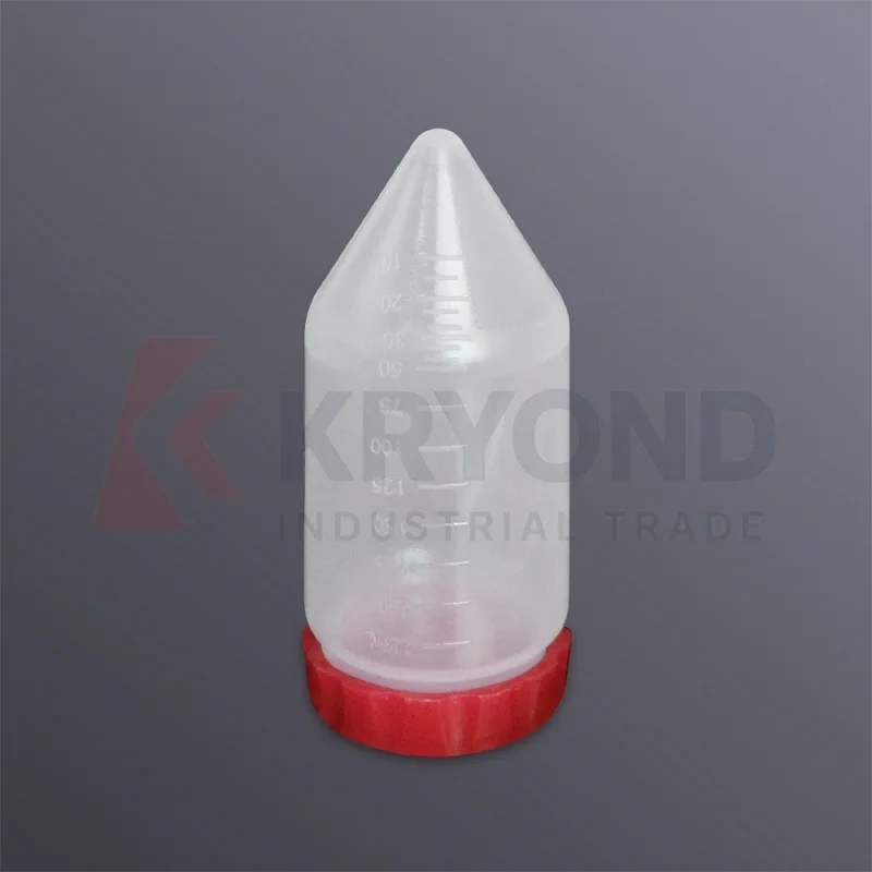 

CT-302-225 Sterilized Centrifuge Tube 225ml Conical Bottom Wide Caliber 4 Pieces Pack Original Product