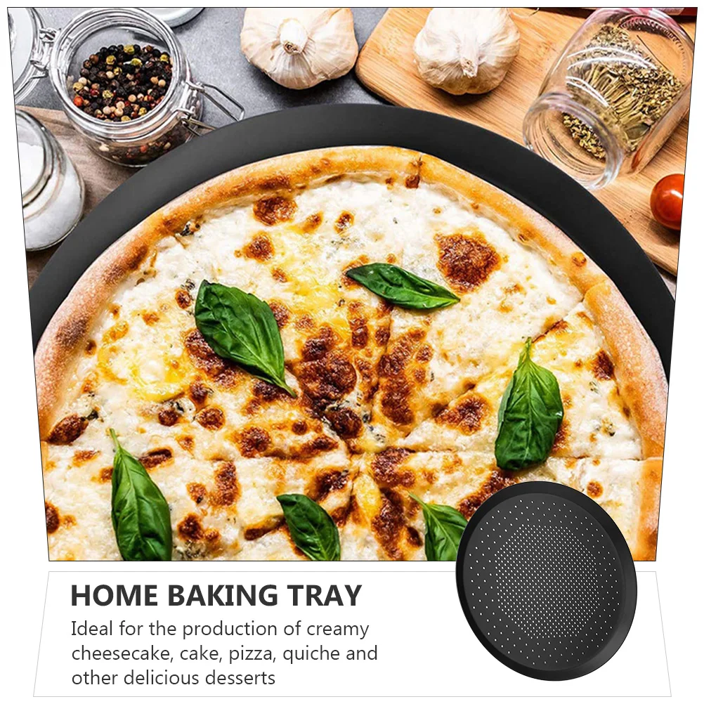 

Pizza Plate Pan Kitchen Bakeware Baking Tray Cake Home Aluminum Alloy Trays