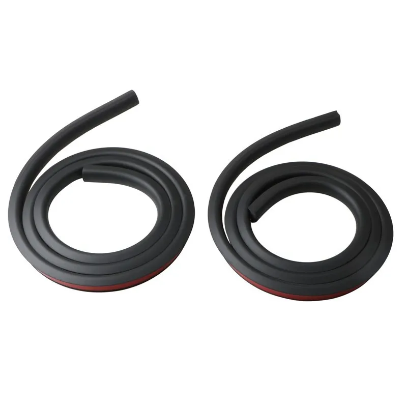 2Pcs Universal Flare Car Extension Wheel Eyebrow Protector Lip Wheel-Arch Trim Arch Decorative Black