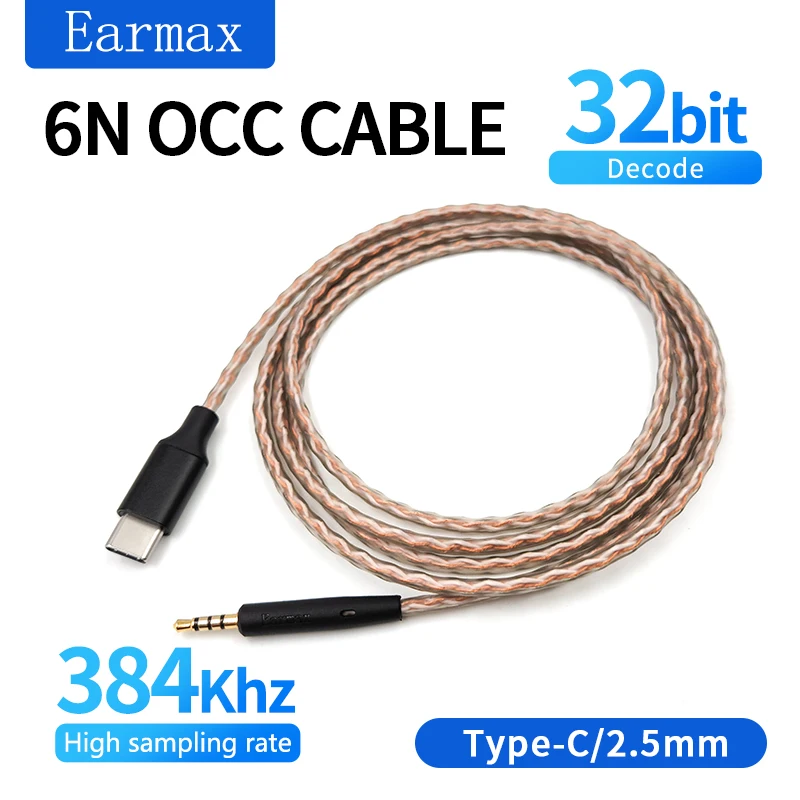 ForBOSE QC25 Creative LIVE2 Beyerdynamic DT240pro AKG Y50 Sennheiser PCX450 JBL E45 E50 Headset Replaceable TYPE-C to QC25 Cable