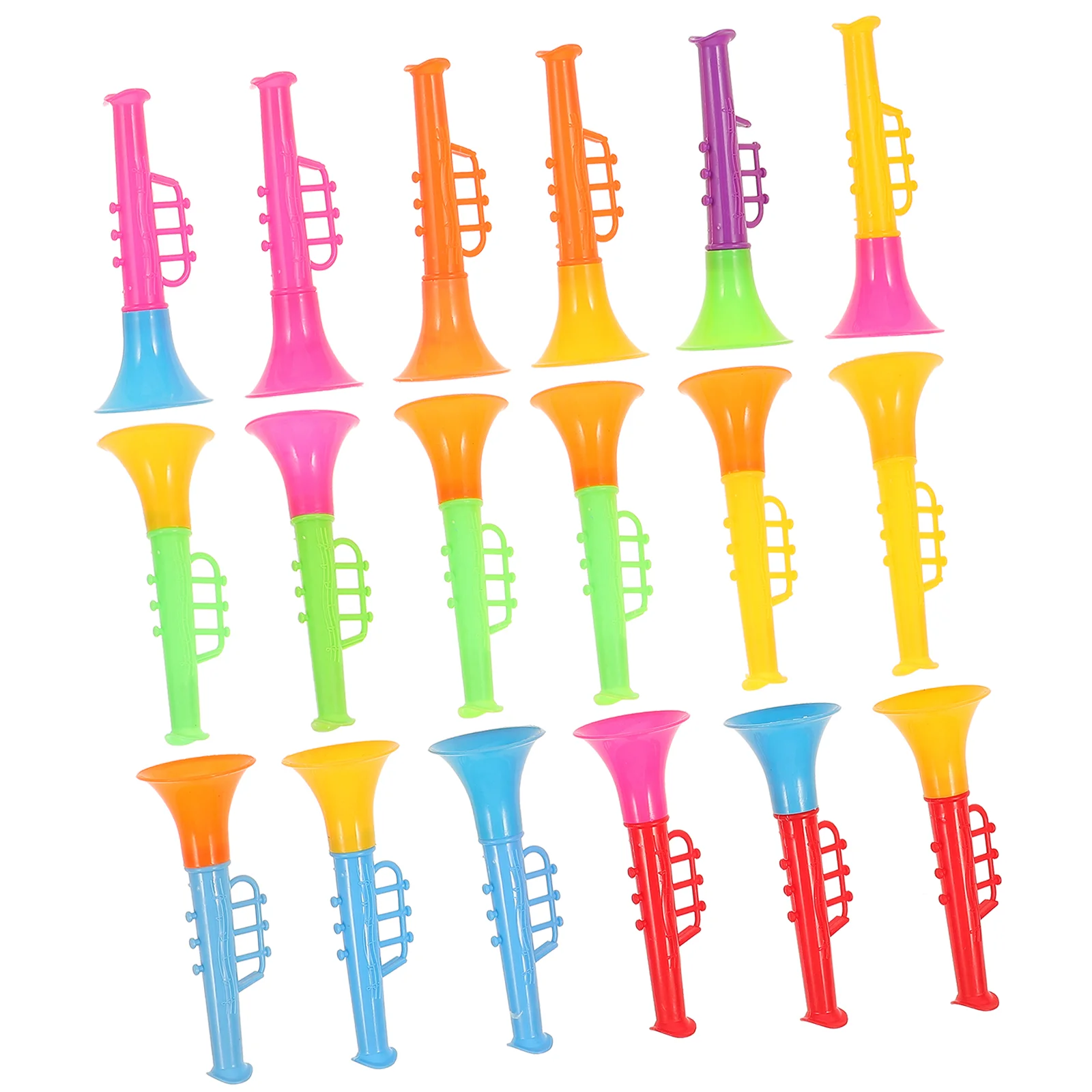 

18 Pcs Mini Speaker Musical Instrument for Kids Toy Trumpet Spot Interesting Plastic Long-lasting