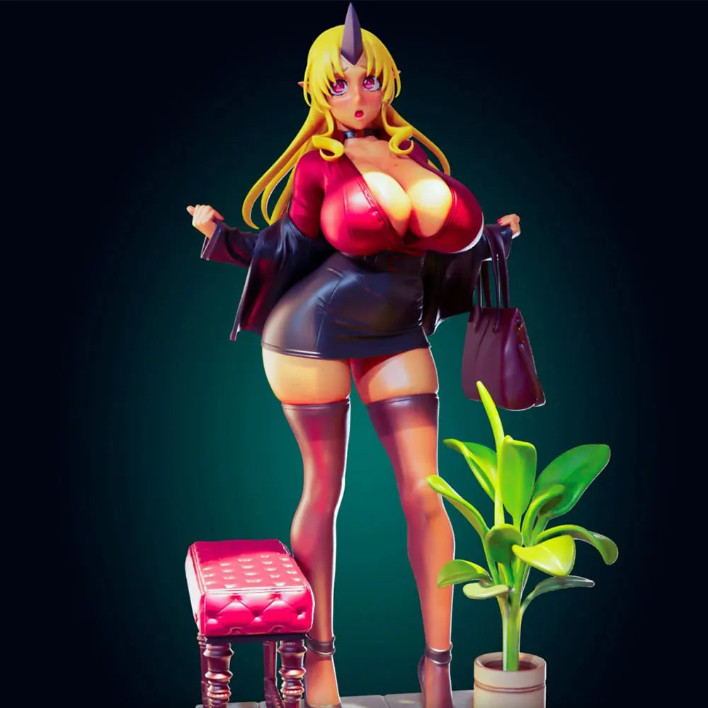 75mm --250mm Sexy Girl Resin Model Kits GK Miniature 3D Printed Gray Model Figurine DIY Doll Model Unassembled And Unpainted