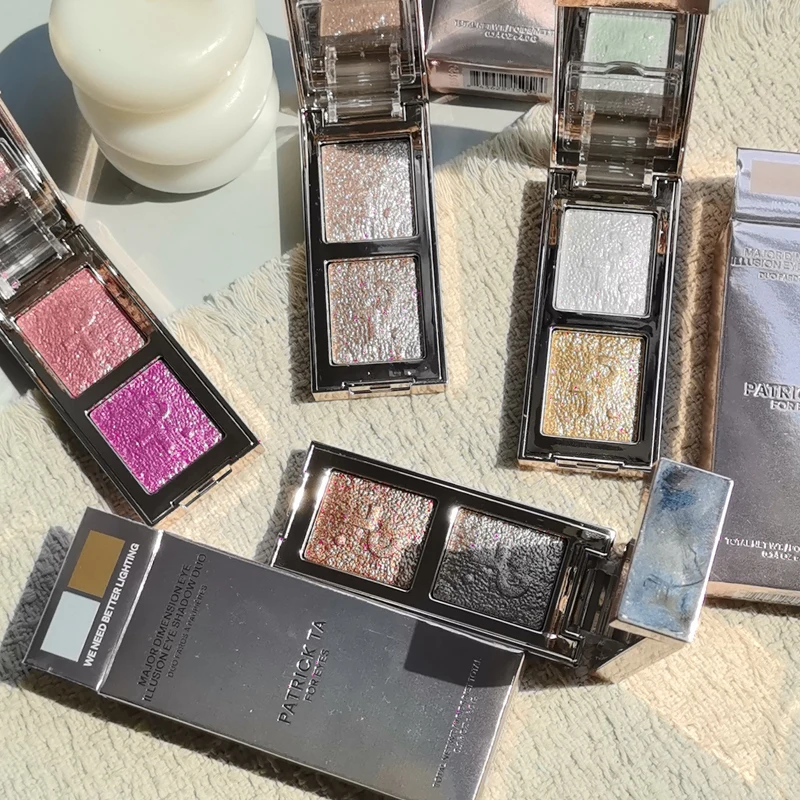 Fashion Brand Patrick Limited Edition 2 Color Shimmer Eyeshadow Duo Palette Long Lasting Waterproof Eyes Makeup In Your Dreams