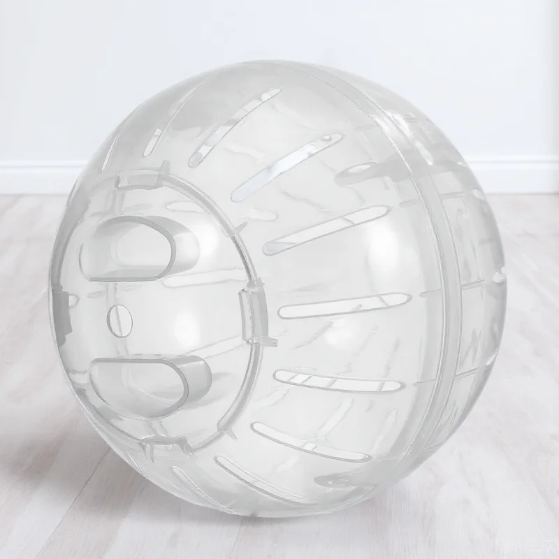 

Smooth Transparent Hamster Ball with Enhanced Airflow Holes Ideal for Play Easy Disassembly Care for Happy Active