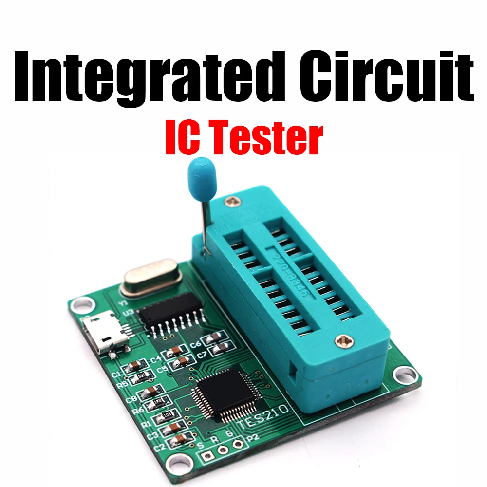 Usb Circuito Integrado Tester Verificador Lógico Digital ic Tester Módulo de Detecção de Medidor Software Test A11 74 40 Series w