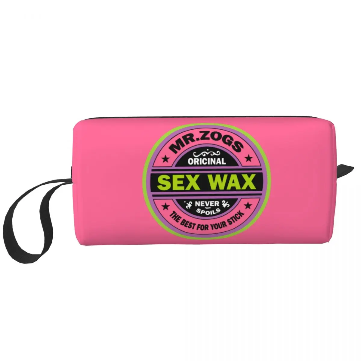 Mr Zogs Surfing Sex Wax Makeup Bag for Women Travel Cosmetic Organizer Cute Storage Toiletry Bags