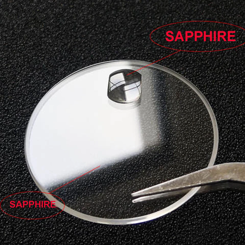 Sapphire Crytal Suitable For DATEJUST 36 Case Flat With Date Window Without Logo Anti-scratch Watch Glass With Gasket For Rolex