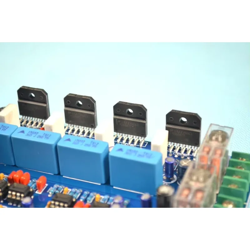 

amplifier board with Relay protection DIY fever LM3886 subwoofer amplifier board 2.1 channel 68W * 2 + 120W