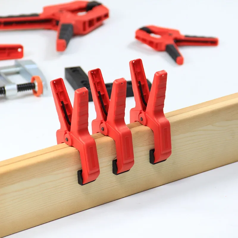 Zacisk sprężynowy do obróbki drewna w kształcie litery A klasy inżynieryjnej plastikowe klipsy do drewna sprzęt do obróbki drewna DIY zaciski nylonowe narzędzia 2/3/4/6/7 cali — zdjęcie 6