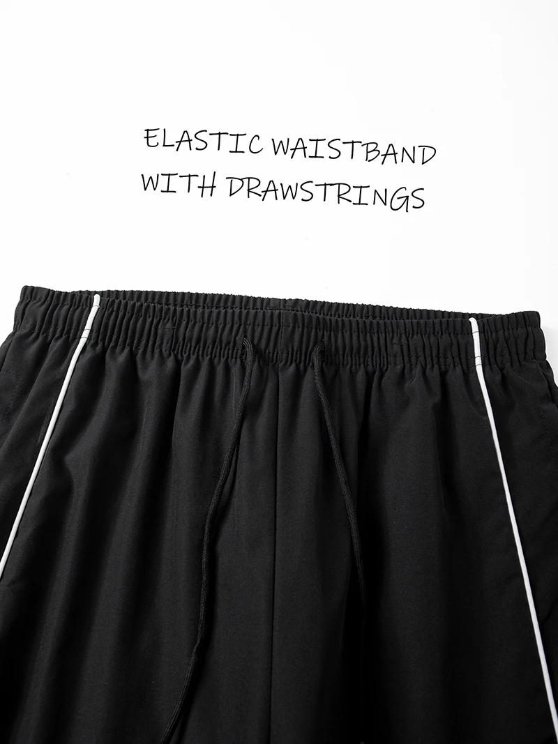 Trendige, sportliche Herrenhose mit Linien, Fitnessstudio, Workout, Laufhose mit Seitentaschen, sportliche, schnell trocknende, atmungsaktive Jogginghose – Detail 36