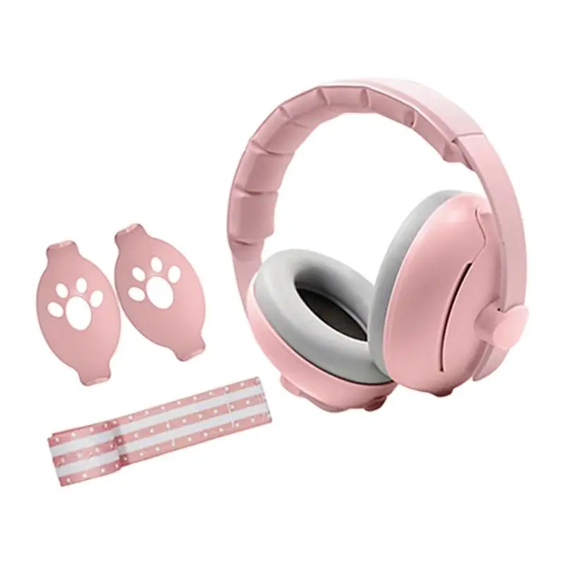 R53C 27dB Noise Cancelling Headphone for Kids Baby Sound Blocking Hearing Protections Earmuffs Adjustable Hearing Protectors
