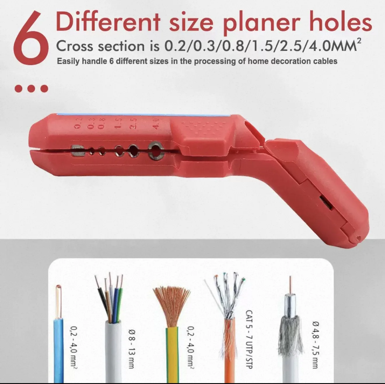 Multi-function Curved Handle Wire Strippers, высокоточный инструмент для зачистки электрических кабелей