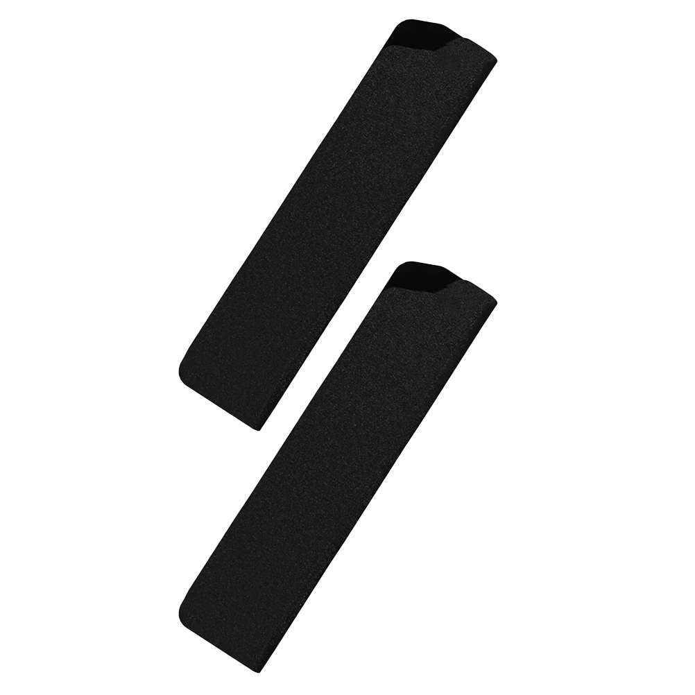 

2 Pcs Guards Knife Case Flocking Sheathes Rectangle Protection Black Travel
