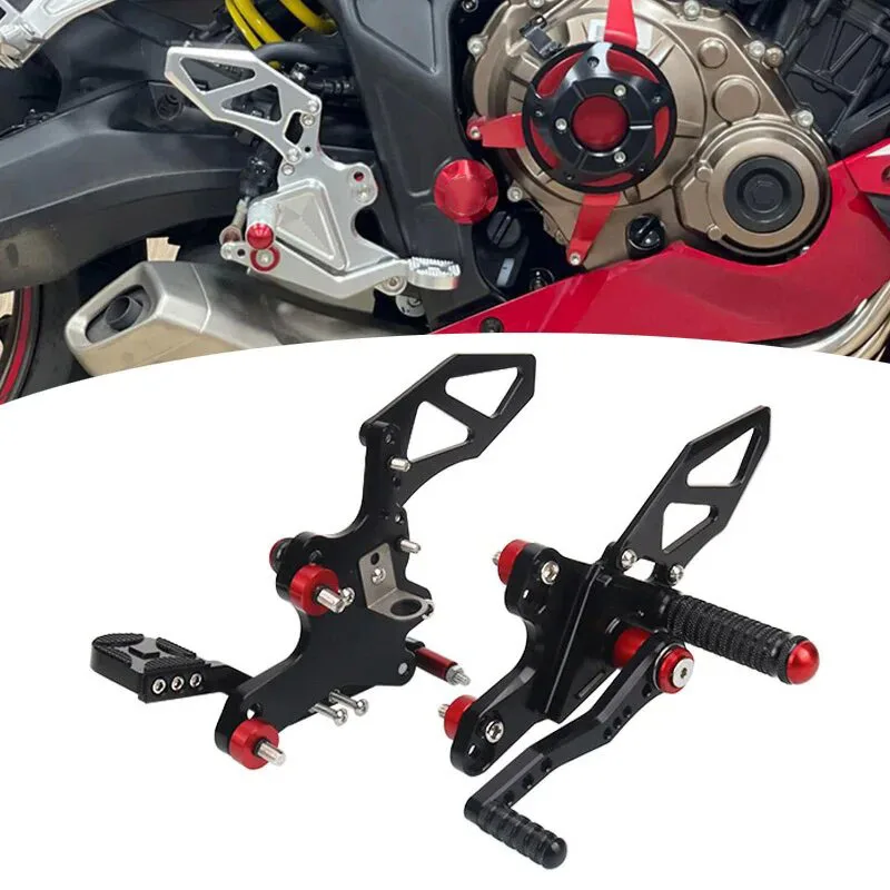 Motorcycle CNC Adjustable Rear Set Rearsets Footrest Foot Rest For HONDA CB650F CBR650F CB650R CBR650R CB 650F 650R CBR 650R