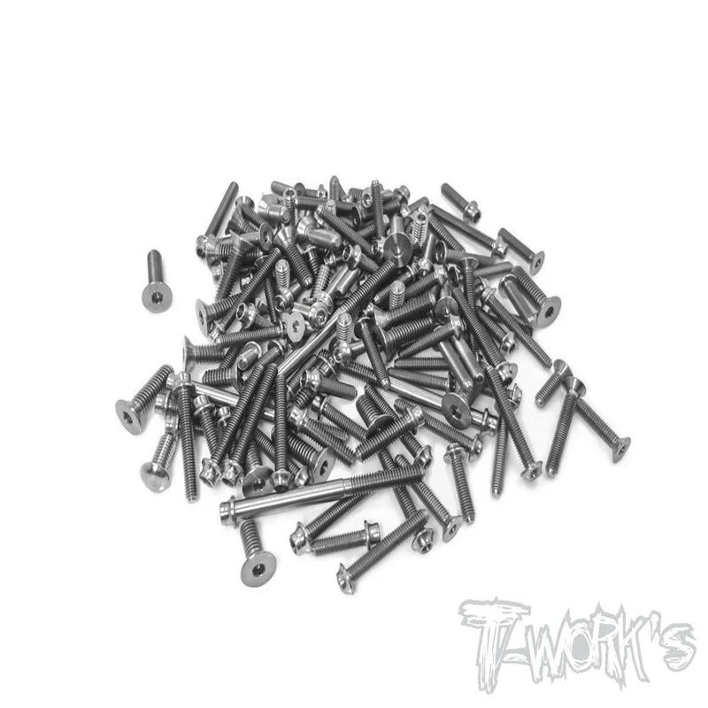 Original T works TSSU-D817-V2 64 Titanium Screw set ( UFO Head )135pcs.( For HB Racing D817 V2 ) Rc part