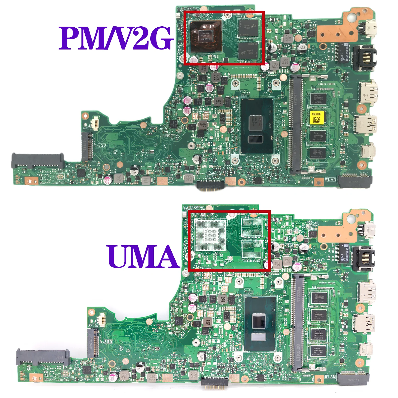 X405UQ Mainboard For ASUS S4000U S4100U X405UA X405URP X405UR X405UB A405U V405U S405U K405U F405U Laptop Motherboard i3 i5 i7