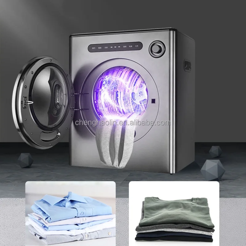 5KG Stainless Steel Inner Automatic Tumble Smart Portable Clothes Mini Sterilization Clothes Home Dormitory Dryer Machine
