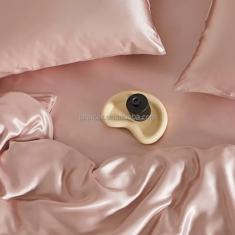 

100% Mulberry Silk Duvet Cover 22MM Solid Color Silk Bedding
