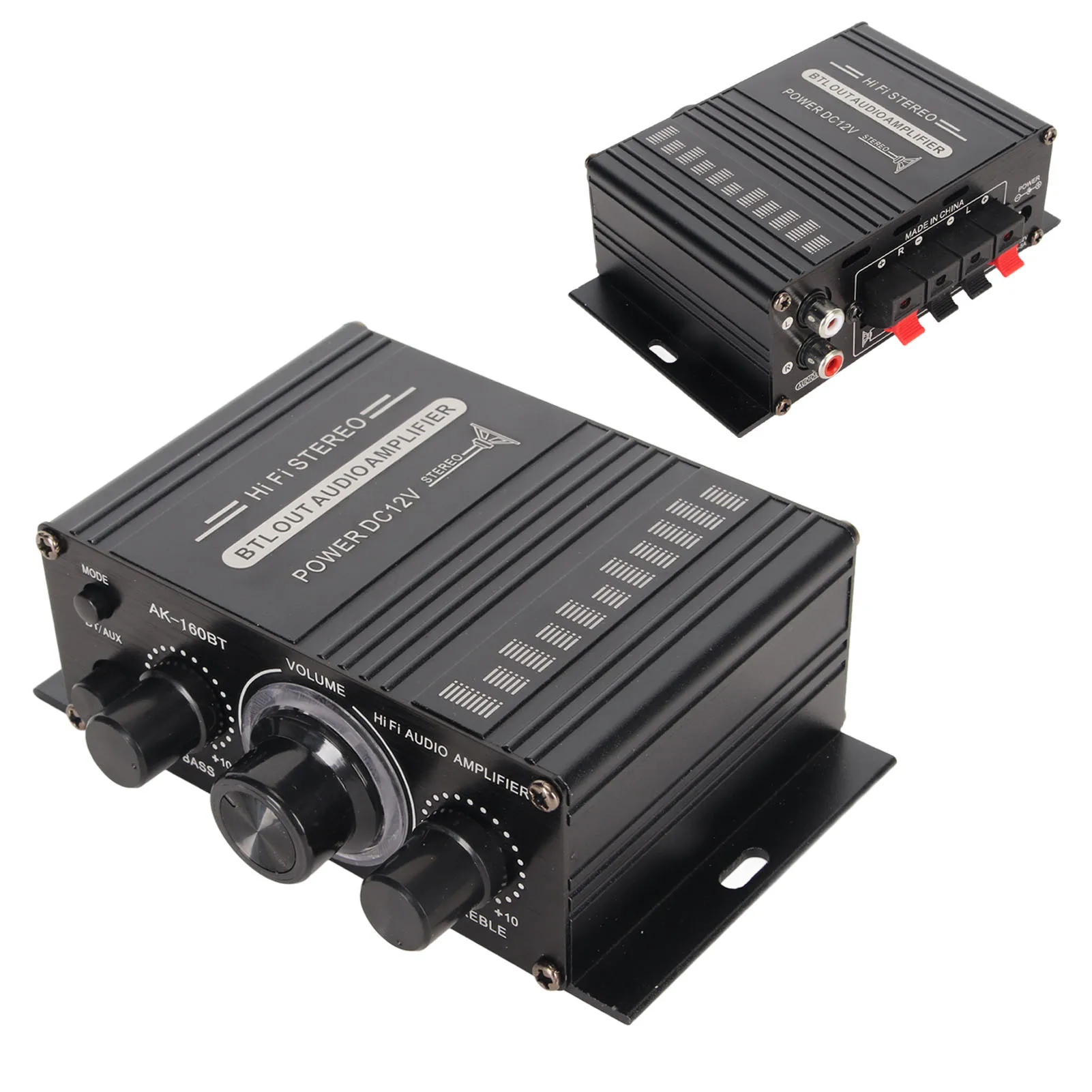 5.0 Power Amplifier Clear Sound Quality Aluminium Alloy 20Hz to 20KHz 12V  for Car Home Mini Power Amplifier