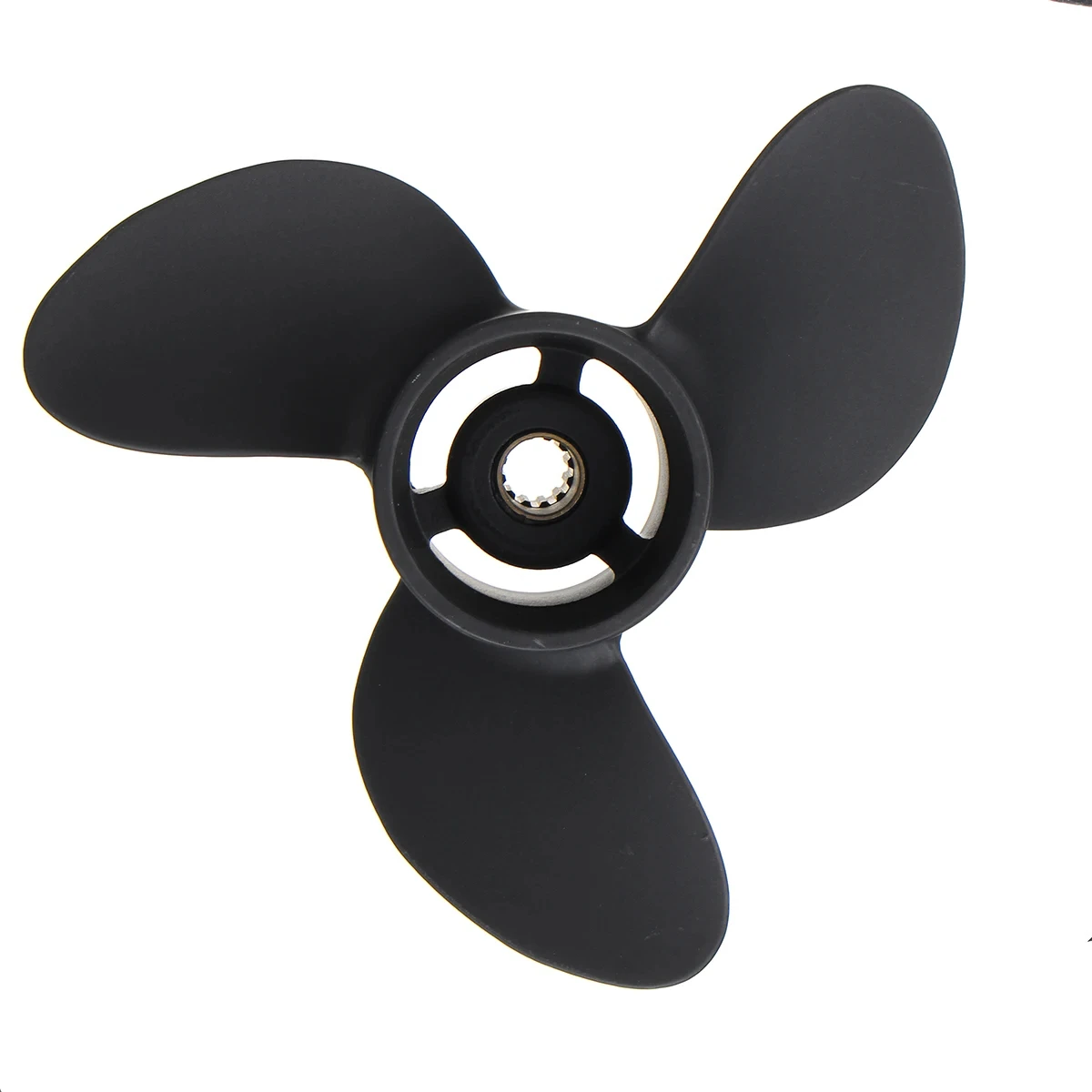 

Outboard Propeller Aluminum 7.8 x 7 12 Spline Tooth 3 Blades 3R1B645141 / 48-812949A02 For Tohatsu/Nissan/Mercury 4-6HP