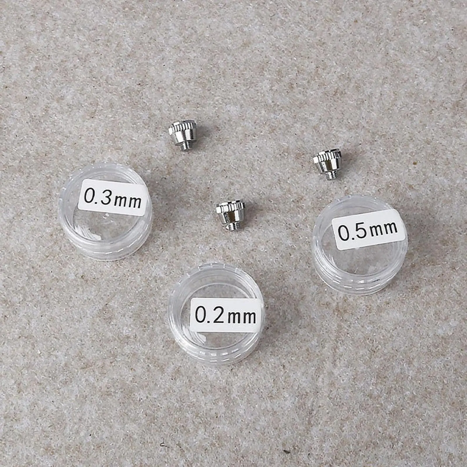 Alloy Airbrush Nozzle Cap for Paint Replacement Parts Compatible with Model Air Brush Pin
