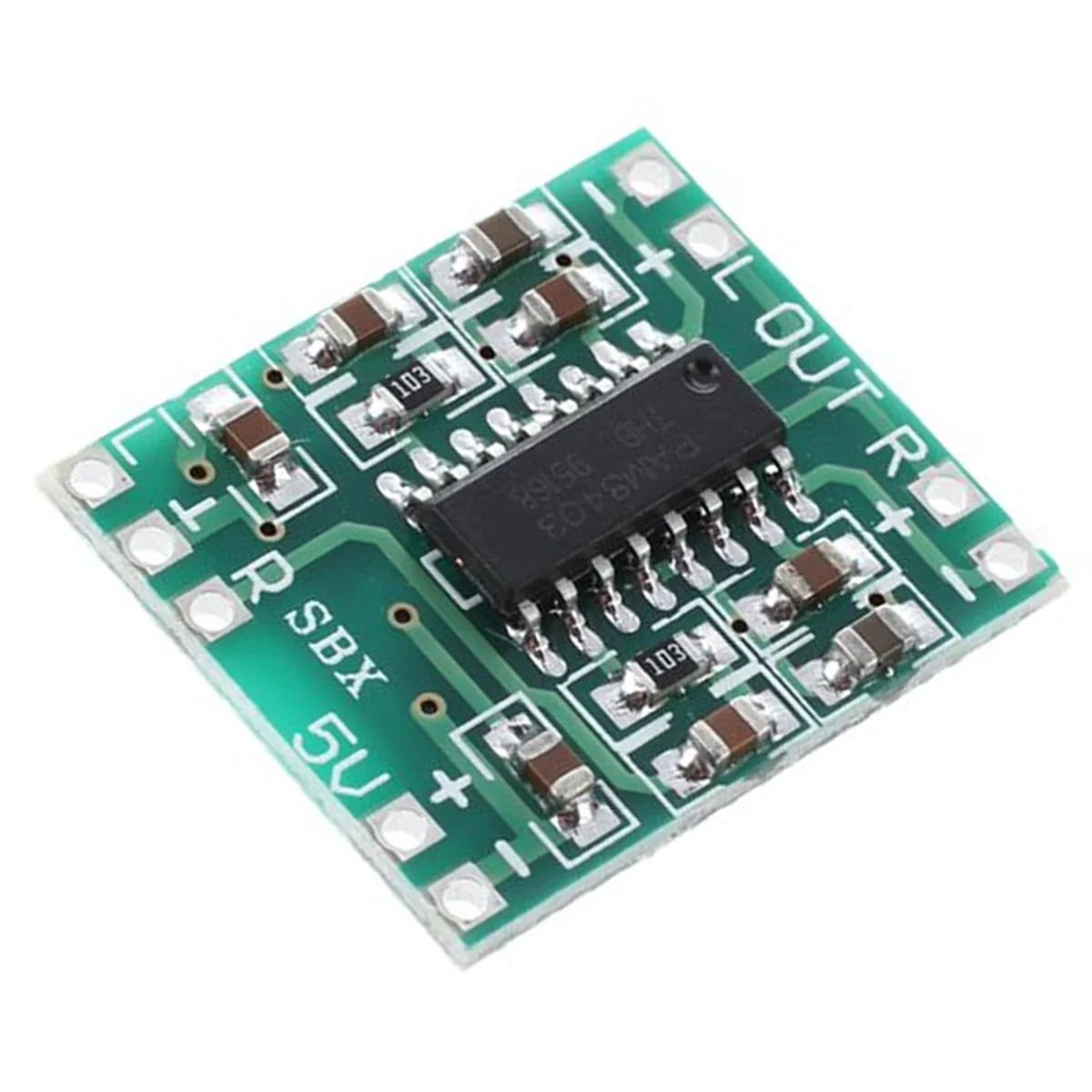 A51I 50PCS PAM8403 Audio Speaker Sound Amplifier Board Module DC 5V Mini Power Amplifier Board for Class D Stereo Audio