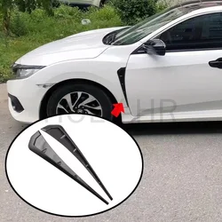 General Motors Side Fender Spoiler Blade Side Wing Vents Decorative Side Wing Stickers, Suitable for Honda Civic Exterior Parts