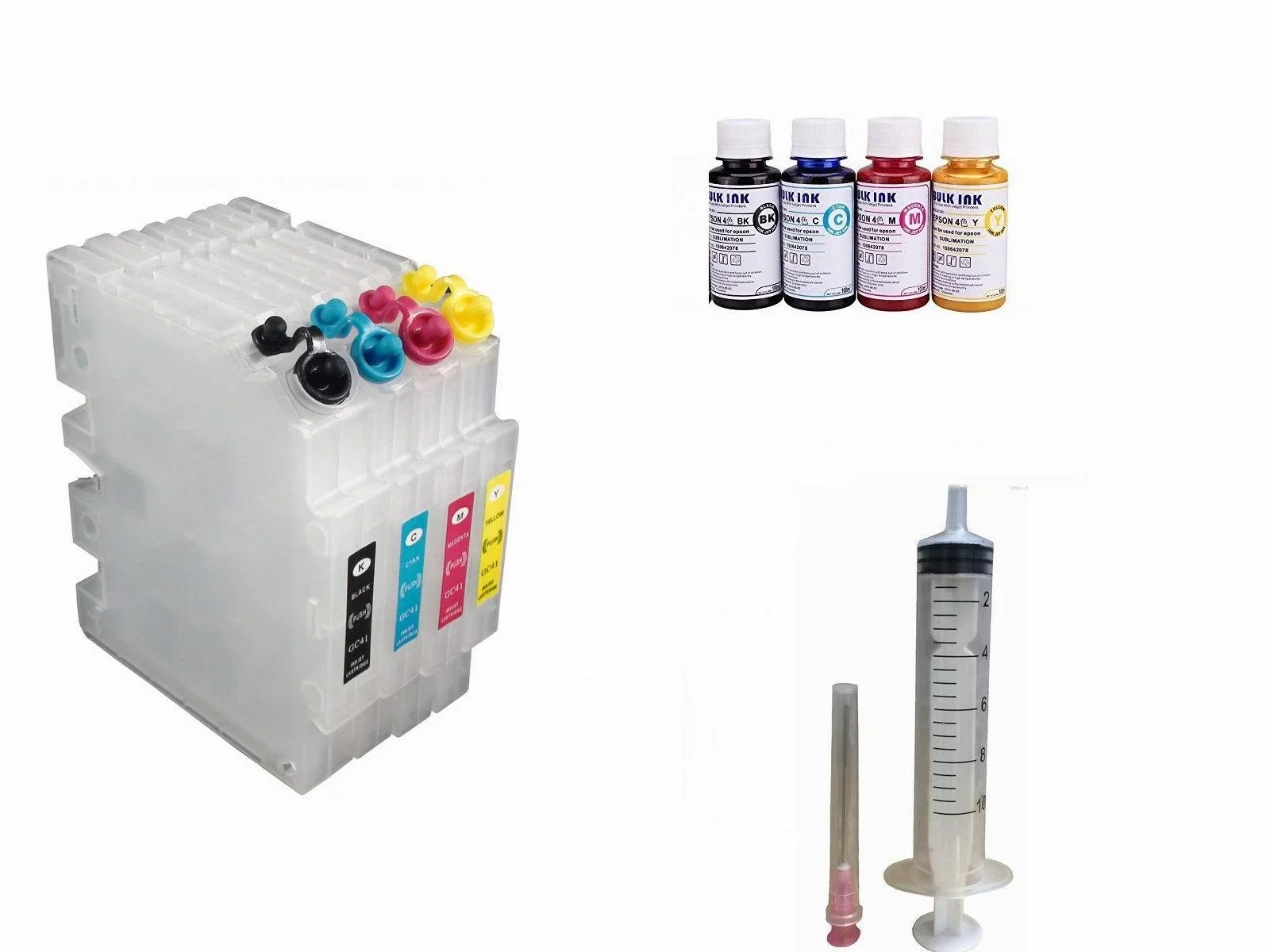 

EMPTY Refillable GC-41 Ink Cartridges for Ricoh Aficio SG2100 SG3100 Plus 400ml