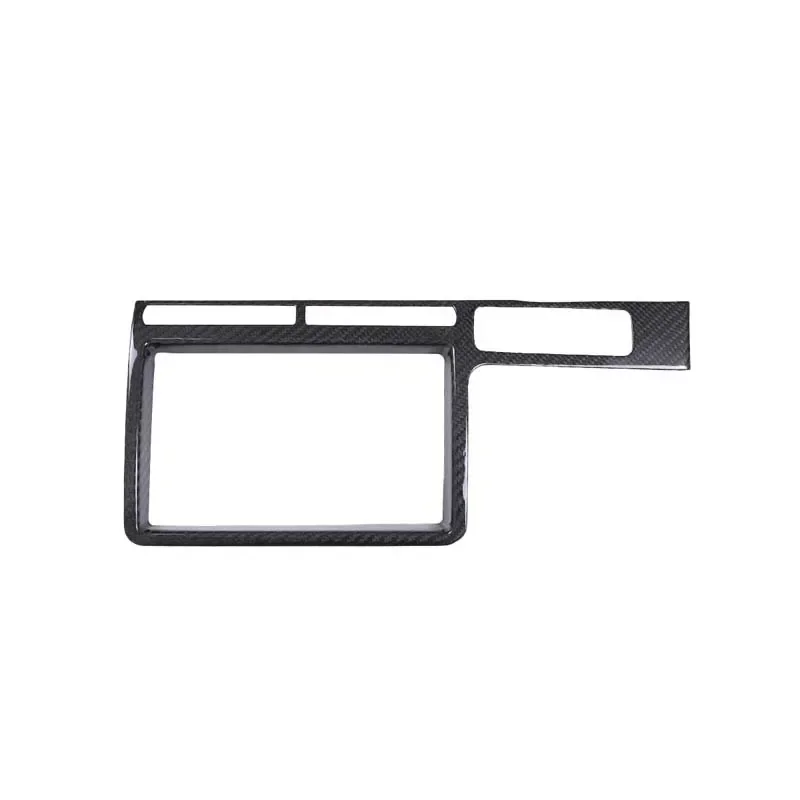 For Nissan GTR R35 Dry Carbon Fiber 08-2016 Navigation Display Surround Sticker Control System Panel Cover Trim Fit Modification