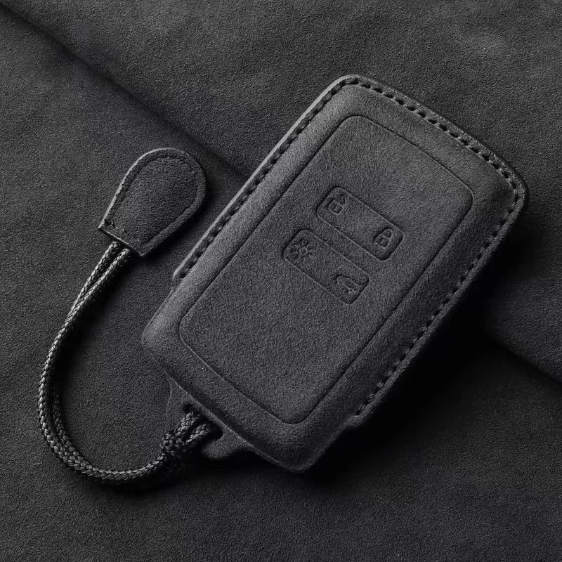 Leather Car Key Case Cover Shell For Renault Koleos Kadjar Clio Captur Megane Talisman Espace Zoe Scenic 4 Arkana Dacia Sandero