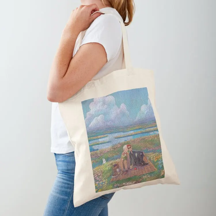 

Romantic picnic Tote Bag bags for women tote bags aesthetic cloth bag woman tote bags men
