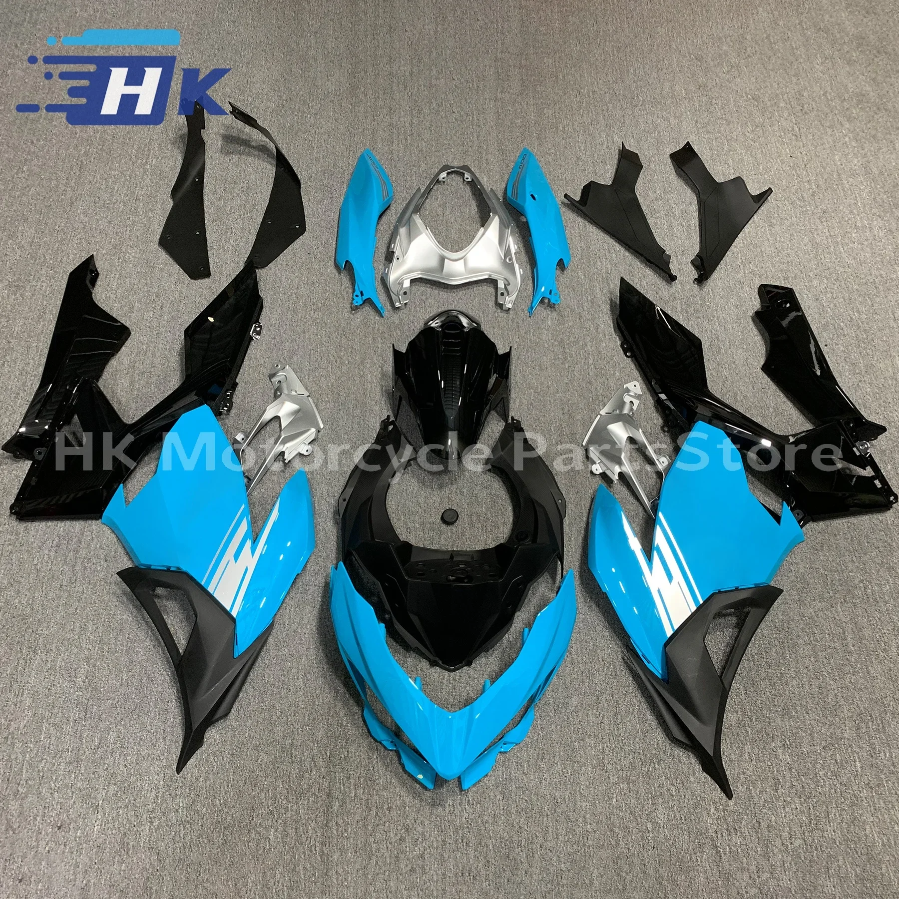 Suitable For Kawasaki Ninja 400 18 19 20 21 22 23 24 Ninja400 Fairing Kit EX400 2018 2019 2020 2021 2022 2023 2024 Fairings