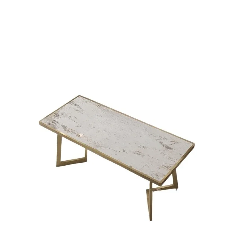 Tiles embedded  feet light luxury rock slab table legs bracket marble metal   feet small coffee table legs wrought iron