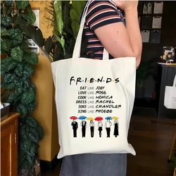 Friends ombrello tote bag Friends TV Show Central Perk puzzolente Cat Pivot Best friend Gift Rachel Monica Friends Chandler bag