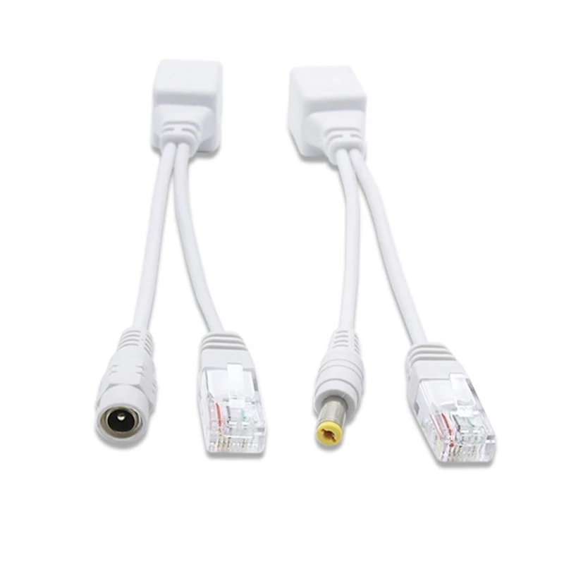 Passive PoE Injector and Splitter for Surveillances Camera Stable Transmission Use with Security Camera,Wireless Access