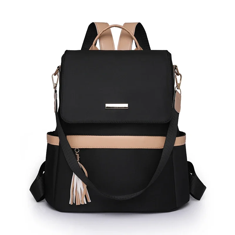 Nylon Zipper Fashion Backpacks Basic Style 2024 Bags for Women Interior Zipper Pocket  Mochilas Para Mujer