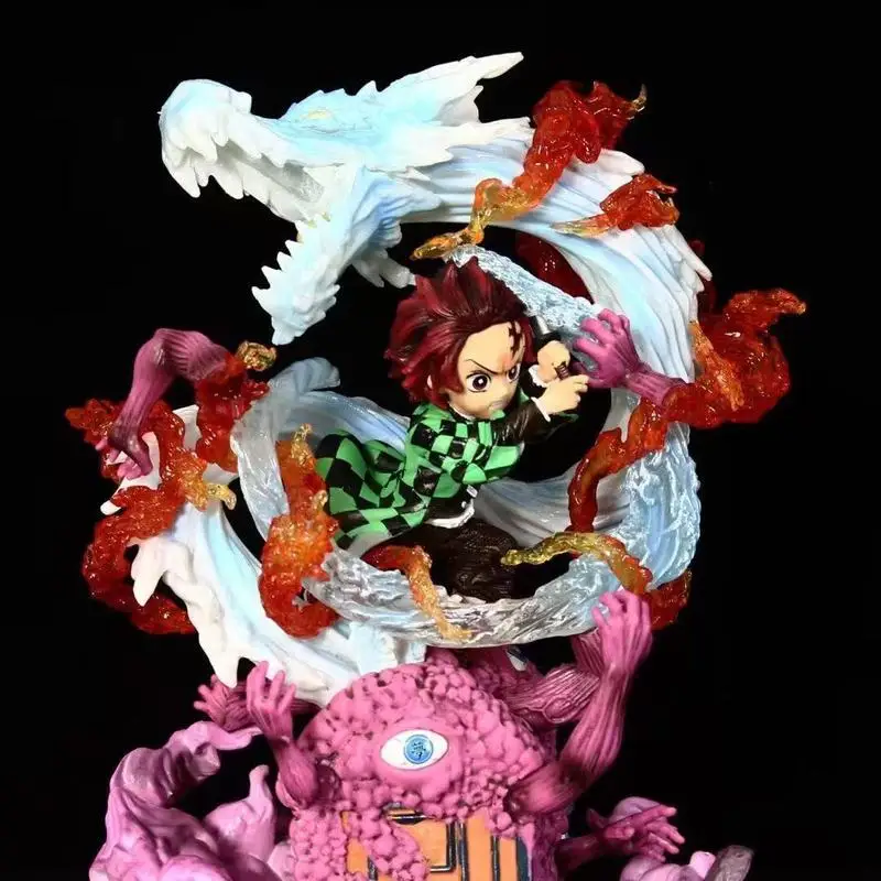 

Demon Slayer Tanjirou Action Figure - PVC Collectible Kimetsu No Yaiba Gk G5 Model Statue for Fans And Anime Enthusiasts