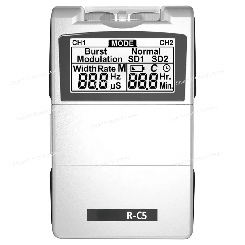 7000 Digital TENS EMS Muscle Stimulator, 2-Channel with 5 Modes