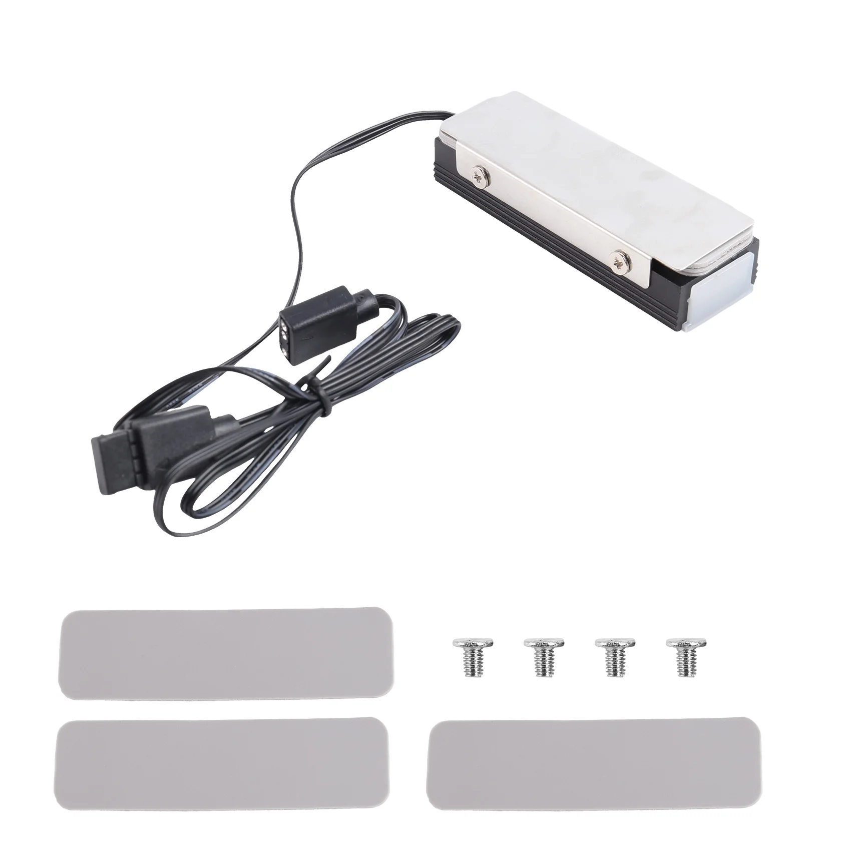 5V ARGB Sync M.2 SSD Heatsink 5V/3Pin 2280 NVMe M2 Cooler Heatsink Solid State Drive Heat Sink Cooler Black